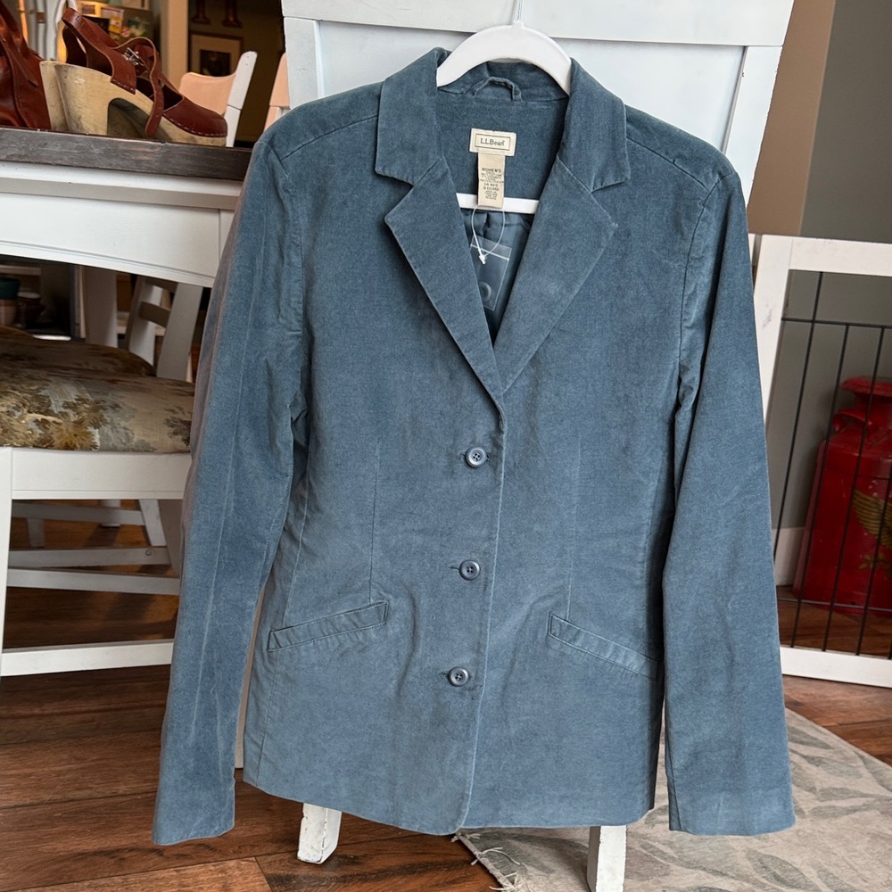 L.L. Bean Women's Velvet Blazer NWOT